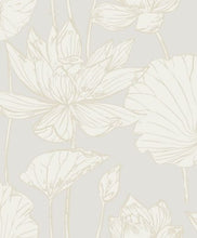 Load image into Gallery viewer, LOTUS GARDEN FLORAL PEEL AND STICK WALLPAPER