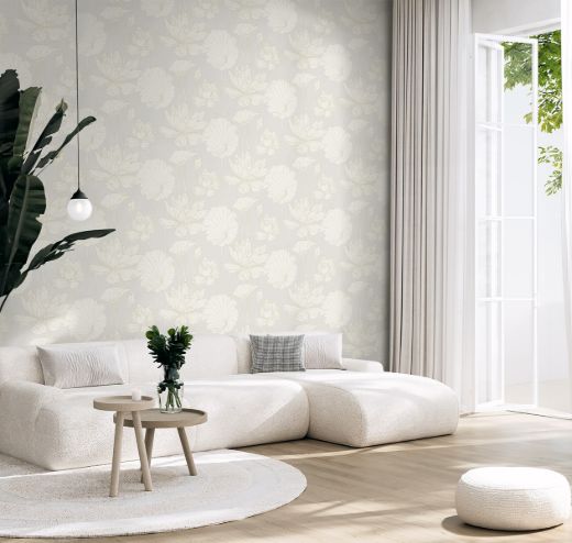 Lotus Garden Floral - Wrought Iron & Gold