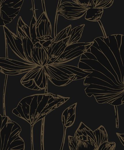 Lotus Garden Floral - Pearl