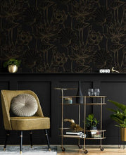 Load image into Gallery viewer, LOTUS GARDEN FLORAL PEEL AND STICK WALLPAPER