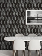 Load image into Gallery viewer, HALF CIRCLES PEEL AND STICK WALLPAPER