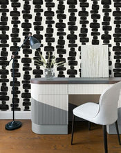 Load image into Gallery viewer, STRIPE BLOCK PEEL AND STICK WALLPAPER