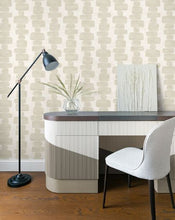 Load image into Gallery viewer, STRIPE BLOCK PEEL AND STICK WALLPAPER