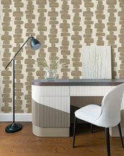 Load image into Gallery viewer, STRIPE BLOCK PEEL AND STICK WALLPAPER