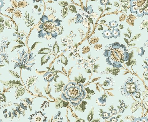 Jacobean Floral Trail - Ebony