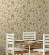 Load image into Gallery viewer, JACOBEAN FLORAL TRAIL PEEL AND STICK WALLPAPER