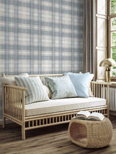 Load image into Gallery viewer, CROSSROADS PLAID PEEL AND STICK WALLPAPER