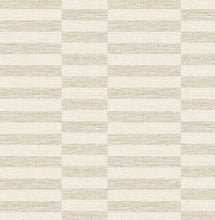 Load image into Gallery viewer, FAUX WOVEN STRIPE PEEL AND STICK WALLPAPER