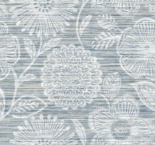 Load image into Gallery viewer, FAUX GRASS FLORAL PEEL AND STICK WALLPAPER