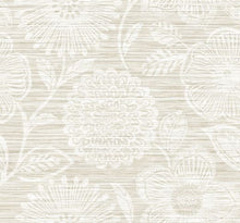 Load image into Gallery viewer, FAUX GRASS FLORAL PEEL AND STICK WALLPAPER
