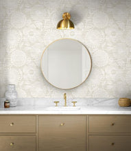 Load image into Gallery viewer, FAUX GRASS FLORAL PEEL AND STICK WALLPAPER