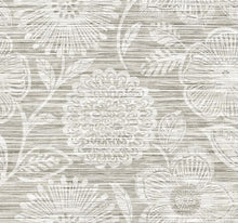 Load image into Gallery viewer, FAUX GRASS FLORAL PEEL AND STICK WALLPAPER