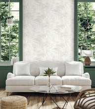 Load image into Gallery viewer, FOSSIL PALM PEEL AND STICK WALLPAPER