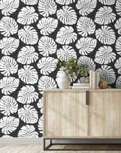 Load image into Gallery viewer, MONSTERA LEAF PEEL AND STICK WALLPAPER
