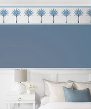 Load image into Gallery viewer, MONTGOMERY PALM BORDER PEEL AND STICK WALLPAPER BORDER