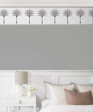 Load image into Gallery viewer, MONTGOMERY PALM BORDER PEEL AND STICK WALLPAPER BORDER