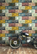 Load image into Gallery viewer, LICENSE PLATES PEEL AND STICK WALLPAPER