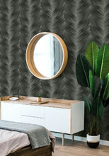 Load image into Gallery viewer, WASHED CHEVRON PEEL AND STICK WALLPAPER