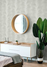 Load image into Gallery viewer, WASHED CHEVRON PEEL AND STICK WALLPAPER