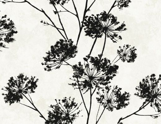 Dandelion Floral - Ebony