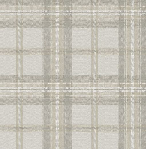 Herringbone Plaid - Adobe & Antique Green