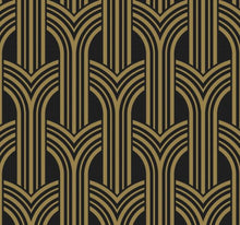 Load image into Gallery viewer, DECO GEOMETRIC ARCHES PEEL AND STICK WALLPAPER