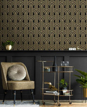 Load image into Gallery viewer, DECO GEOMETRIC ARCHES PEEL AND STICK WALLPAPER