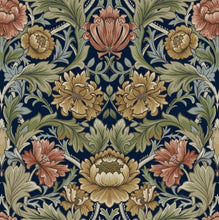 Load image into Gallery viewer, ACANTHUS FLORAL CAMEO PEEL AND STICK WALLPAPER