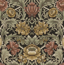 Load image into Gallery viewer, ACANTHUS FLORAL CAMEO PEEL AND STICK WALLPAPER