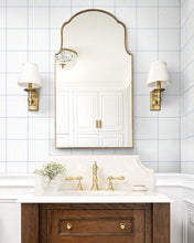 Load image into Gallery viewer, CLASSIC STRIPED CHECK PEEL AND STICK WALLPAPER