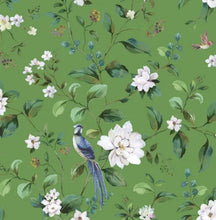 Load image into Gallery viewer, CHINOISERIE BIRD VINE PEEL AND STICK WALLPAPER