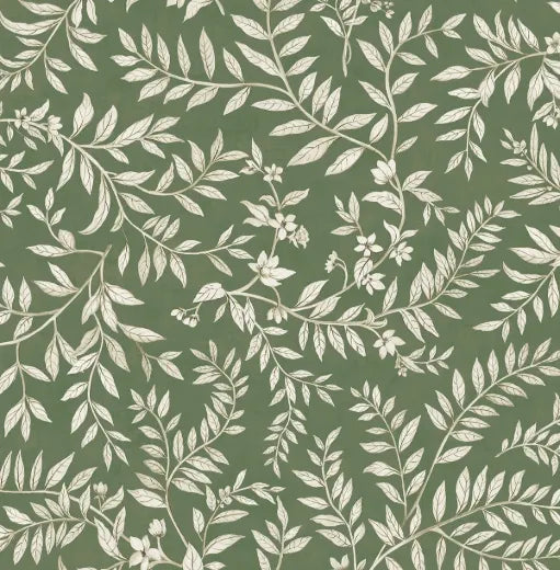 Vining Leaf Trail - Wedgewood Blue
