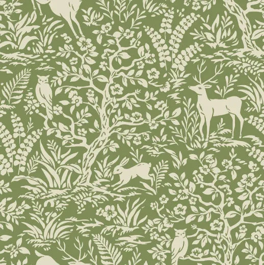 Scandi Forest - Moss Green
