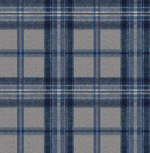 Herringbone Plaid - Frosted Calcutta