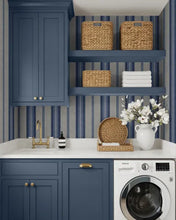 Load image into Gallery viewer, HERRINGBONE STRIPE PEEL AND STICK WALLPAPER