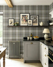 Load image into Gallery viewer, TWILL PLAID PEEL AND STICK WALLPAPER