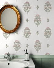 Load image into Gallery viewer, FLORAL SPOT PEEL AND STICK WALLPAPER