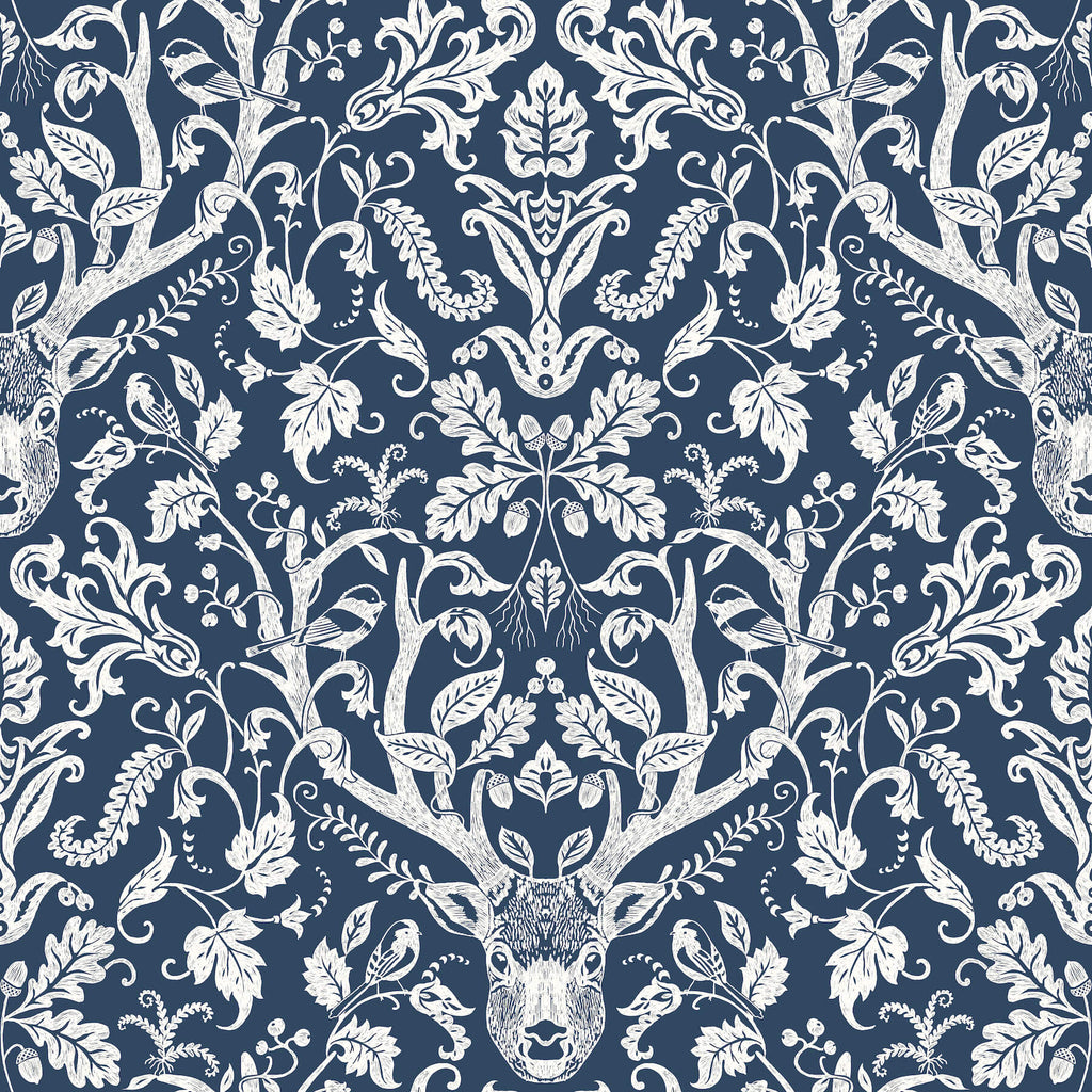 Kiwassa Navy wallpaper detail – 4169-12703