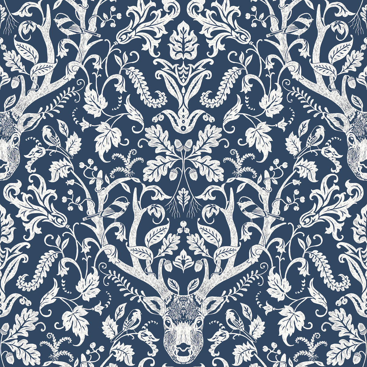 Kiwassa Navy wallpaper detail – 4169-12703