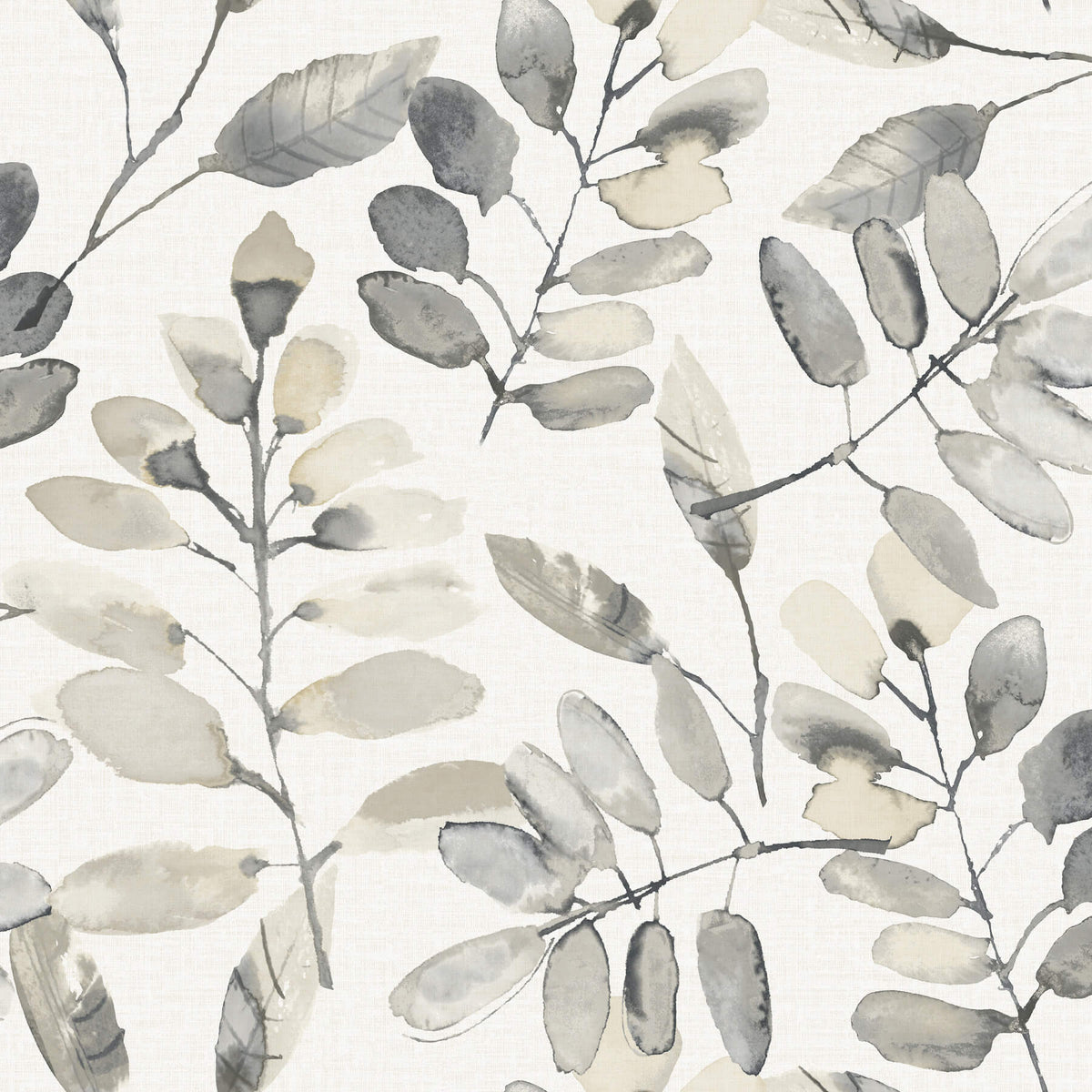 Pinnate Charcoal wallpaper detail – 4169-13910