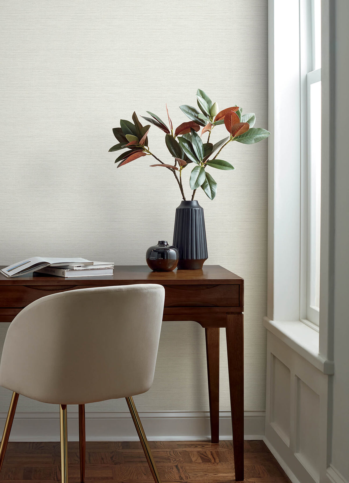 Agave Light Grey wallpaper lifestyle – 4169-24281