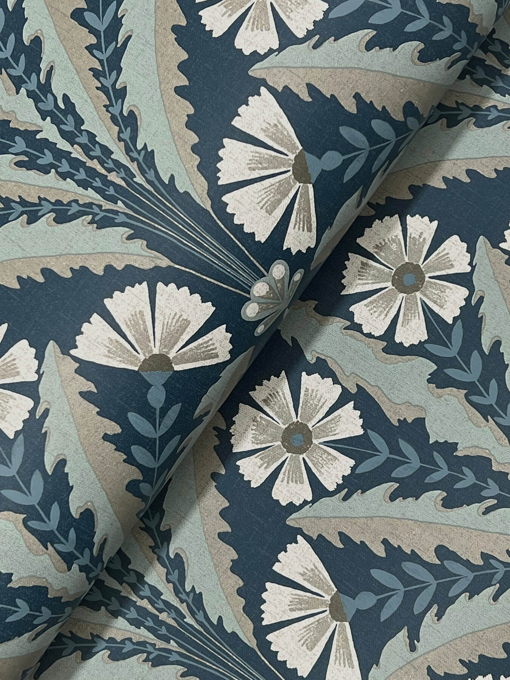 Tap Root Dark Blue wallpaper detail – 4169-27600