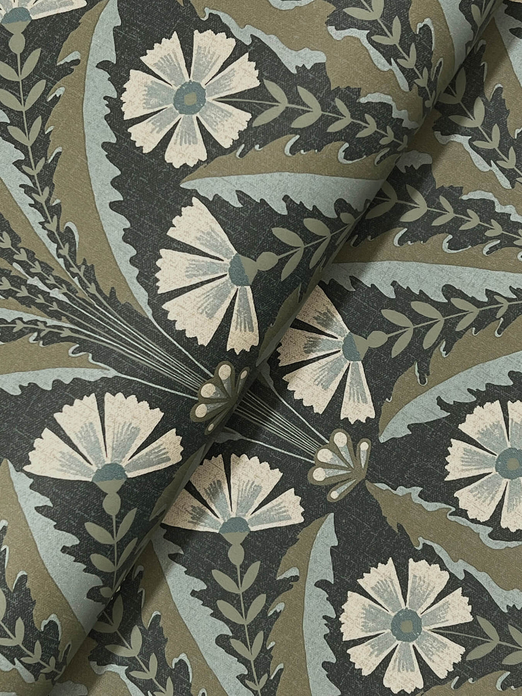 Tap Root Charcoal wallpaper detail – 4169-27601