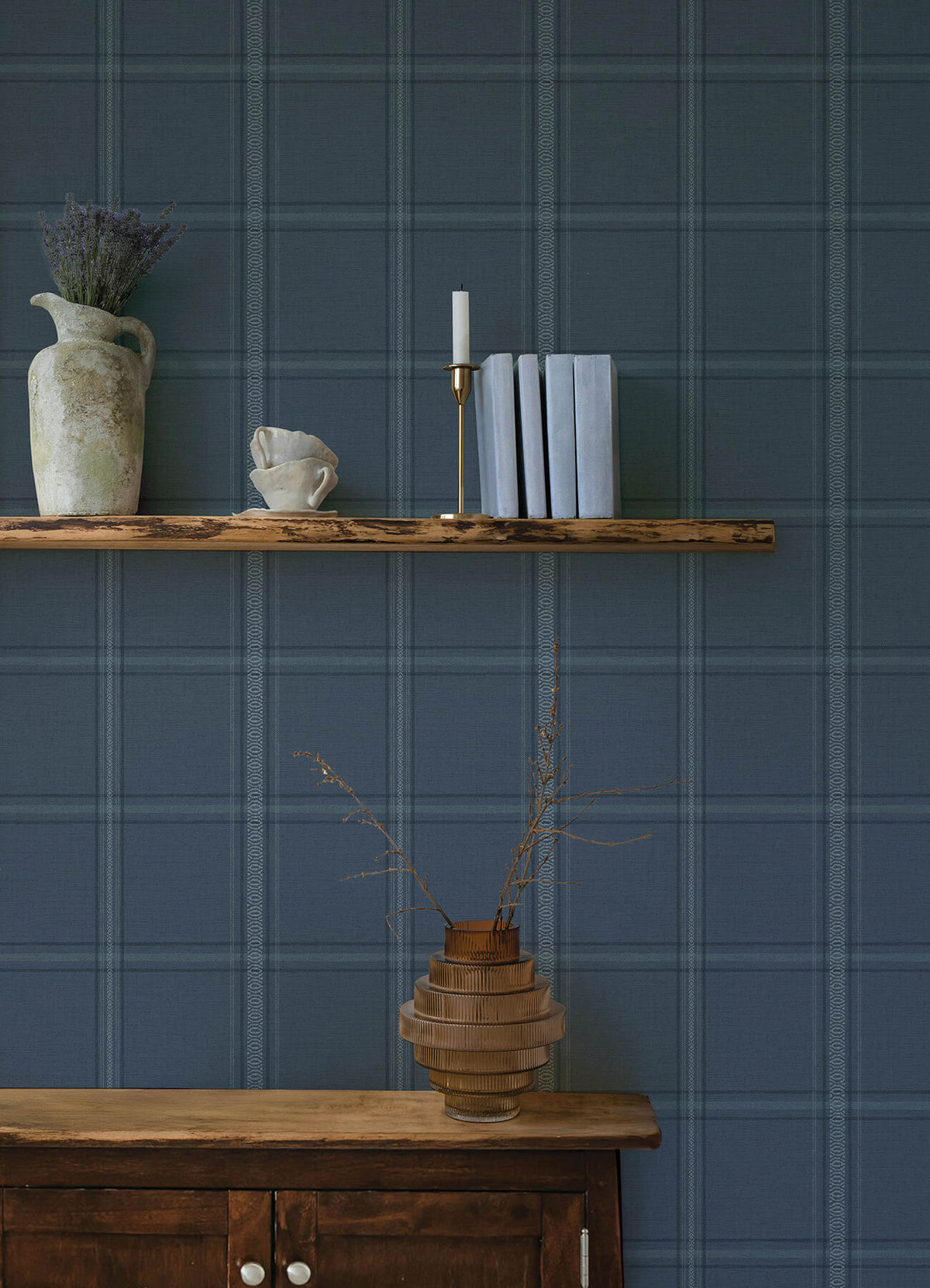 Auberge Dark Blue wallpaper lifestyle – 4169-27605