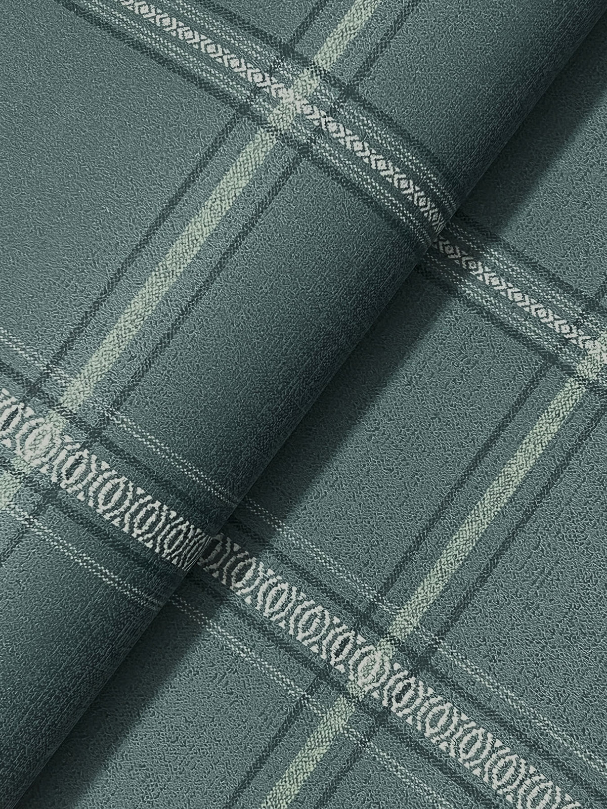 Auberge Teal wallpaper detail – 4169-27610