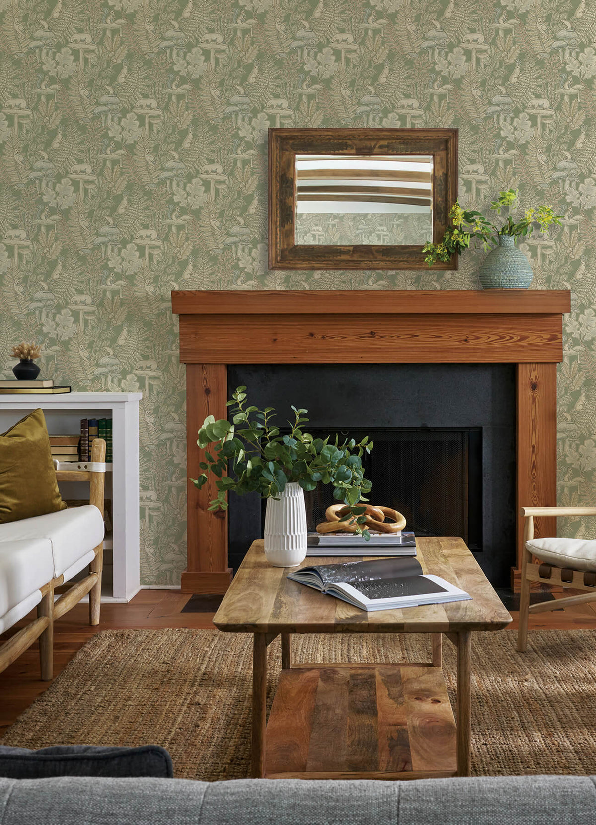Holt Sage wallpaper lifestyle – 4169-83100