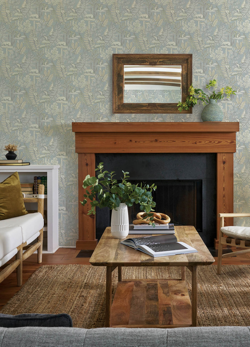 Holt Light Blue wallpaper lifestyle – 4169-83102