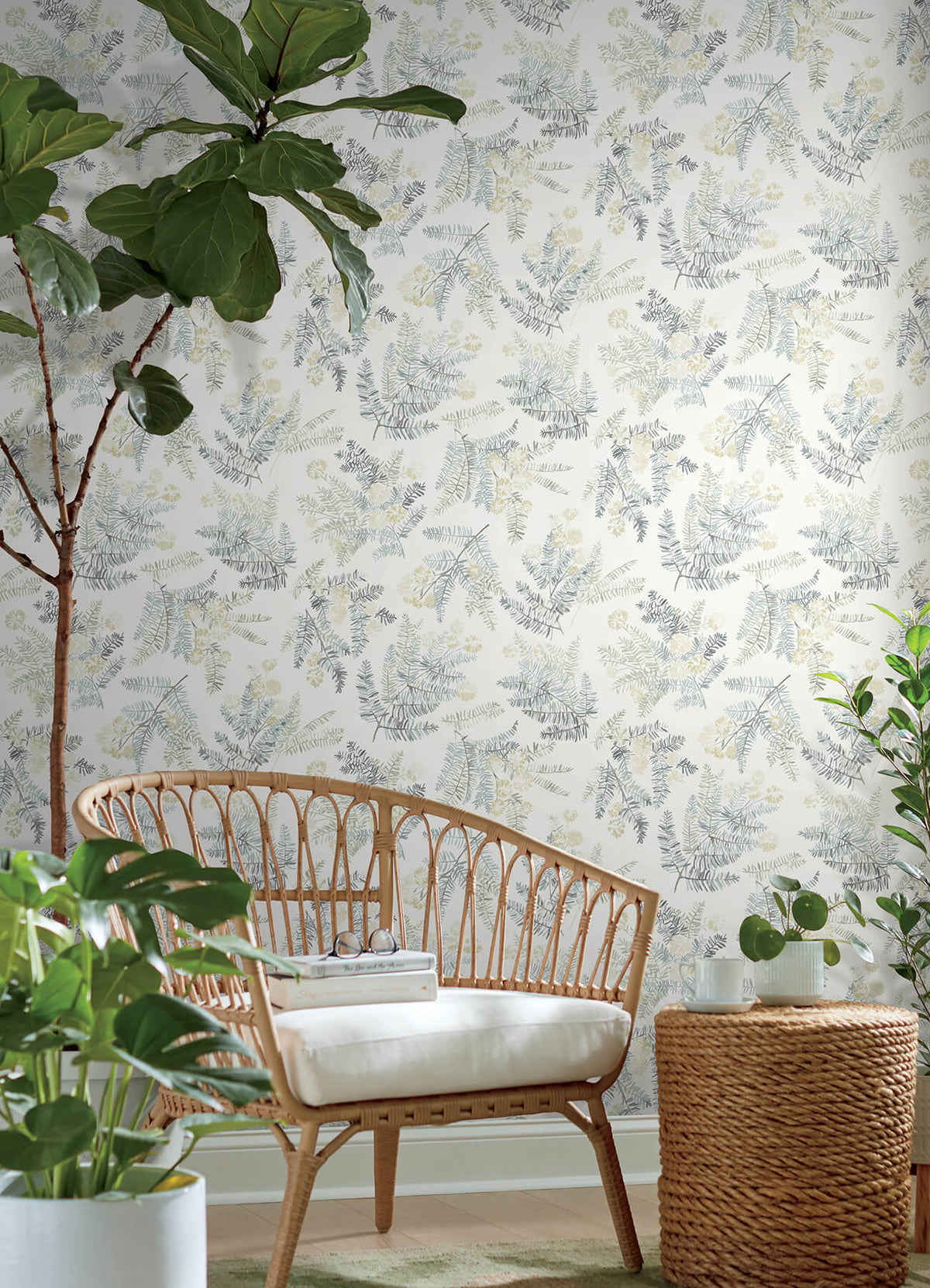 Frith Sea Green wallpaper lifestyle – 4169-83106