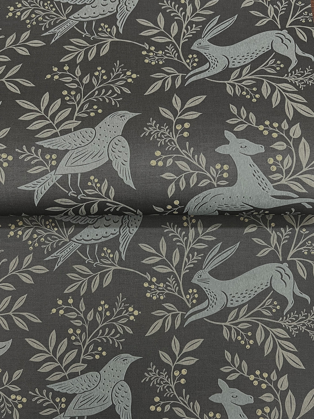 Revelry Black wallpaper detail – 4169-83114