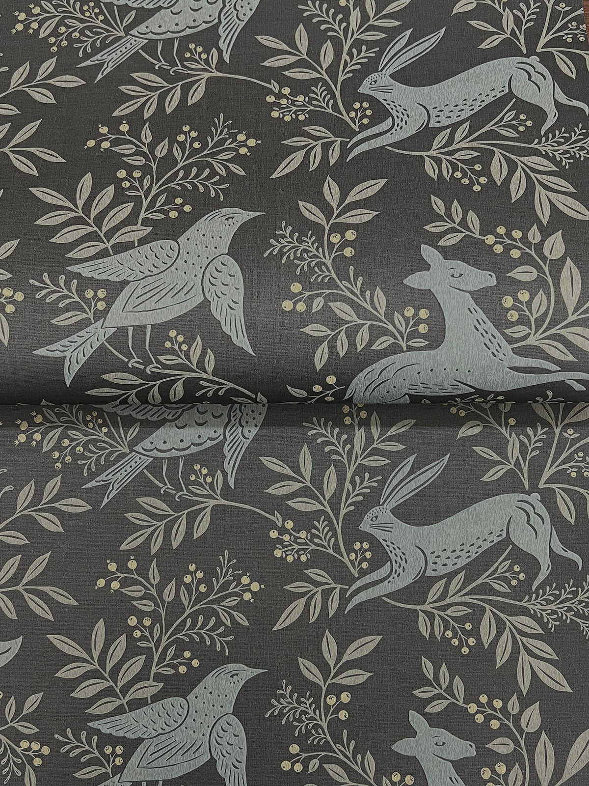 Revelry Black wallpaper detail – 4169-83114
